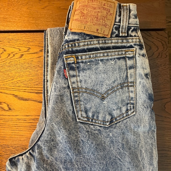 505 Levi’s Jeans Junior/Women’s Size 3 NWT - Acid Wash Vintage - Picture 8 of 11